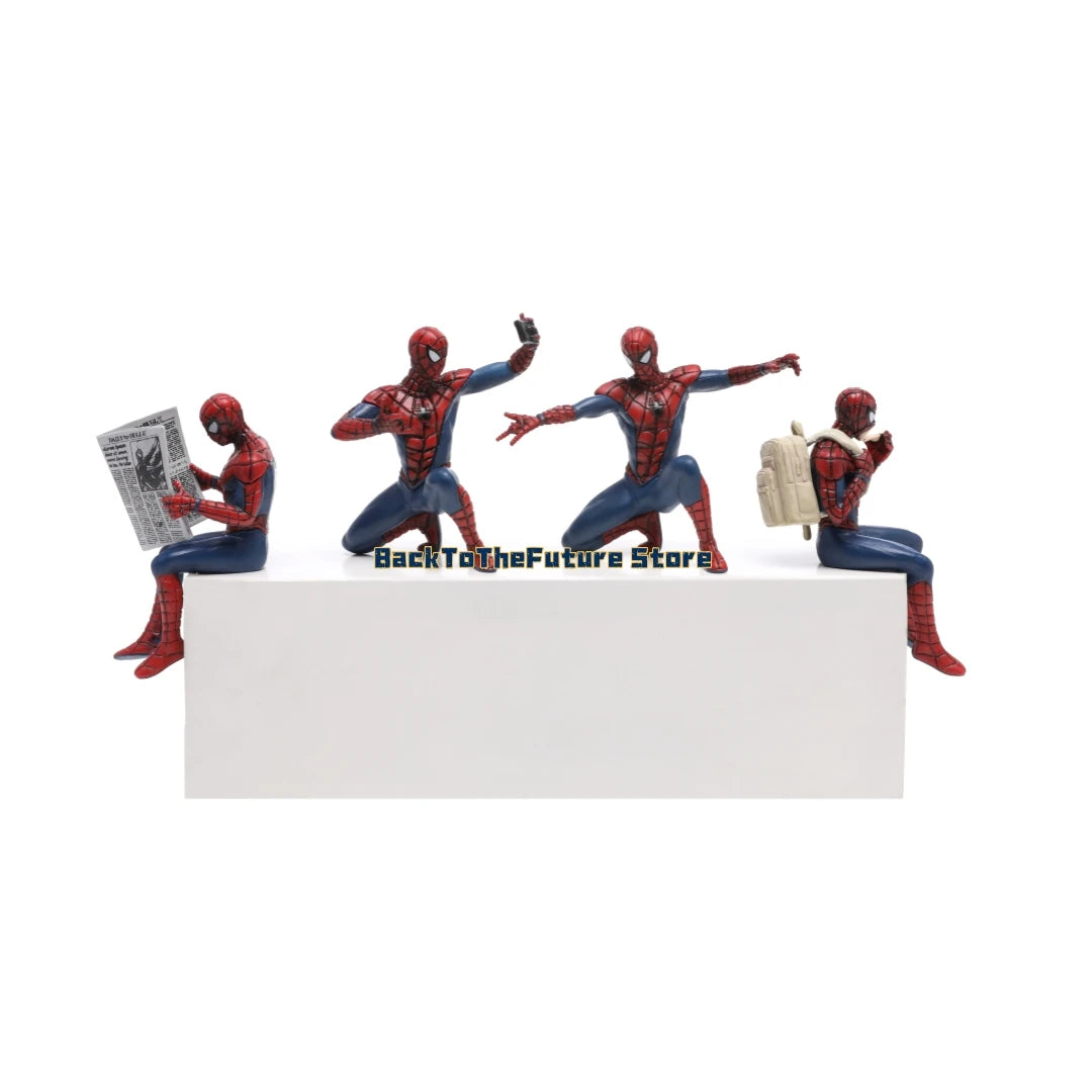 Hasbro Marvel Spider Man Anime Action Figure Superhero Spiderman 7-9cm Spider-Man Collection Mini Toys Model Children Gifts