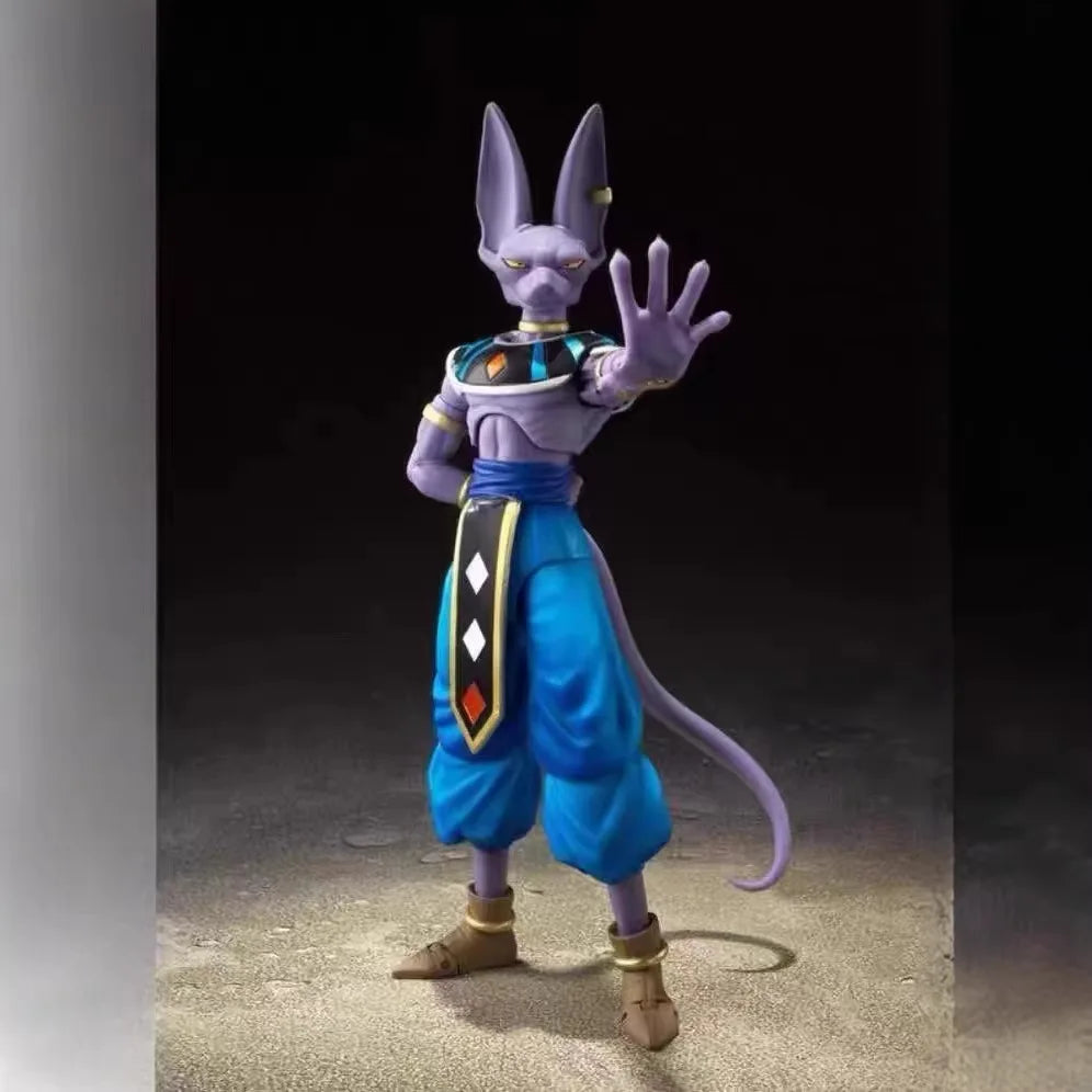 Hot Anime Figure Shf Dragon Ball Z Beerus Super God of Destruction Action Figures PVC Collection Model Toy For Children Gift