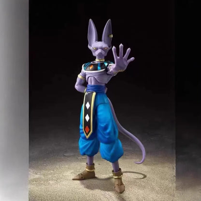 Hot Anime Figure Shf Dragon Ball Z Beerus Super God of Destruction Action Figures PVC Collection Model Toy For Children Gift