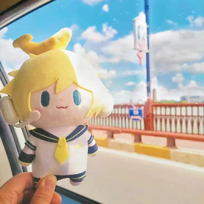 Hatsune Miku Plush Toys Keychain Kagamine Len Rin Backpack Anime Peripheral Cute Stuffed Doll Bags Decoration Girl Birthday Gift