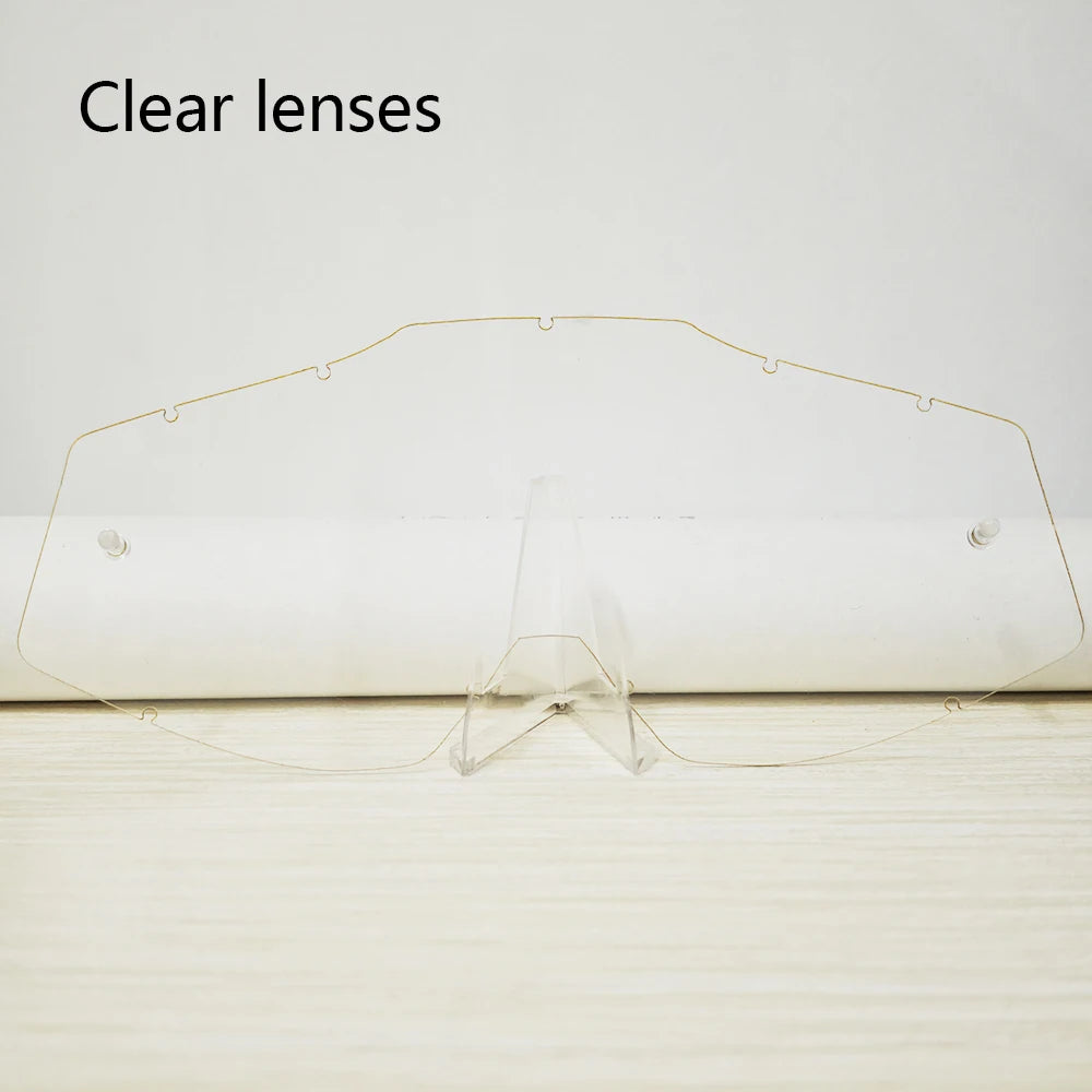Off-Road MTB Protective Eyeglasses Heavy Wind Sand Resistance Shockproof Clear Lens For Rough Terrain Cycling