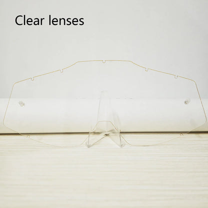 Off-Road MTB Protective Eyeglasses Heavy Wind Sand Resistance Shockproof Clear Lens For Rough Terrain Cycling