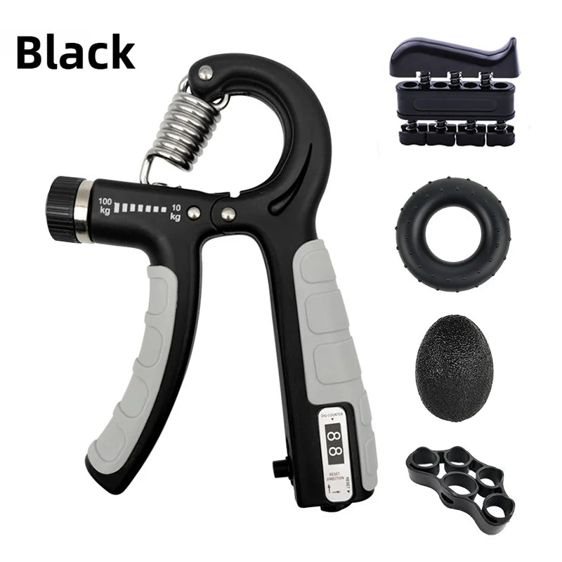 Grip Strength Trainer Forearm Strengthener Hand Squeezer Adjustable Resistance Hand Grip Strengthener for Muscle Building