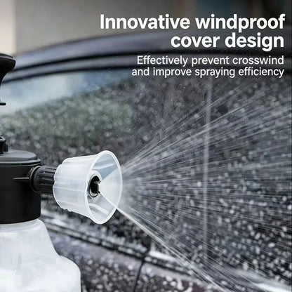 Hand Pump Foam Sprayer with 3 Types of Nozzle Hand Pneumatic Foam Cannon Snow Foam Car Wash Spray Bottle Car Window Cleaning