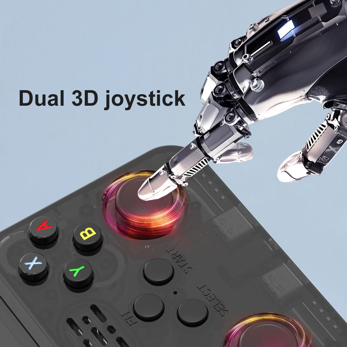 R36S Portable Handheld Game Console 3.5 Inch IPS Screen 640x480 Resolution 64GB Built-in Memory Classic Games Preloaded