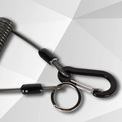 Fishing Missed Rope Anti-lost Spiral Spring Lure Pliers Lanyard Wire Spring Rope Prevent Rod Drop Lose Tool
