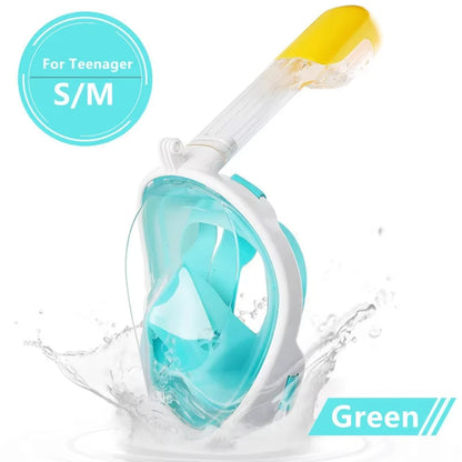 Underwater Scuba Anti Fog XIAOTREE Full Face Diving Mask Snorkeling Respiratory Masks Safe Waterproof Swimming Equipment
