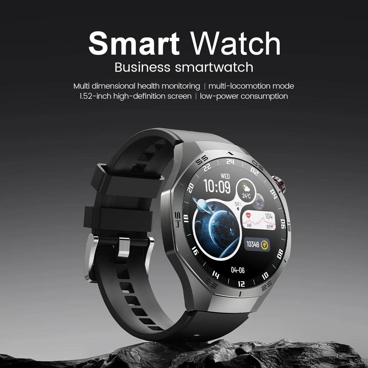 2025 New GT5 Pro Smart Watch Men AMOLED Screen GPS Motion trajectory Heart Rate Monitr Bluetooth Call SmartWatch Waterproof Band
