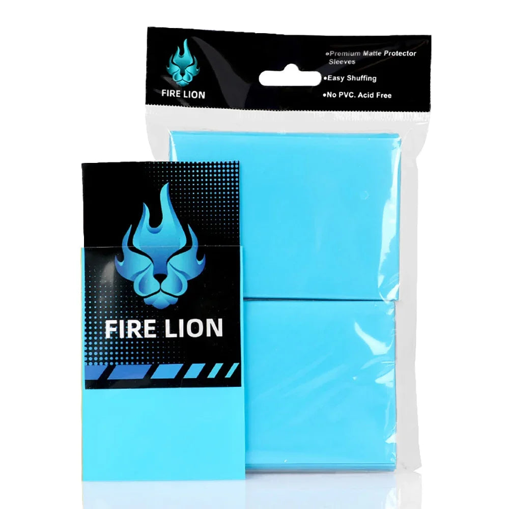62x89mm 100PCS/Set Solid Matte Trading Card Sleeves Top Loading Japanese Size Card Protector for YGO