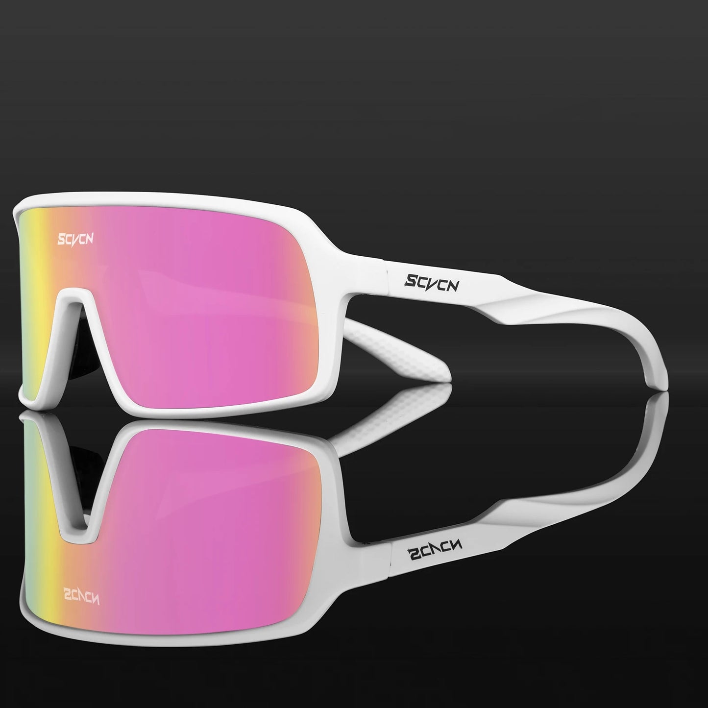 SCVCN Polarized Cycling Sunglasses Mtb Sports UV400 Photochormic Glasses Goggles Bicycle Bike Glasses Men Women Cycling Eyewear