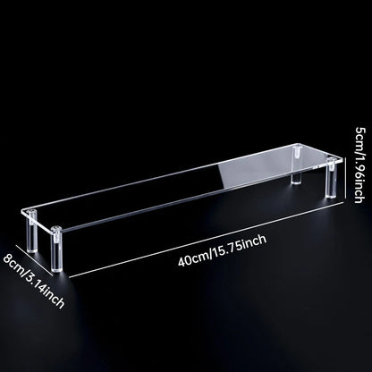 1-5 Tier Acrylic Display Stand Perfume Doll Clay Figurine Blind Box Storage Rack Transparent Ladder Makeup Organization W-2