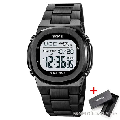 SKMEI 2004 Digital Watch for Men Luxury Electronic Sports Calendar Alarm Clock Waterproof Mens Wristwatches1816 reloj hombre