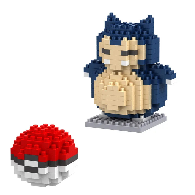 75 Style Building Blocks Assembly Anime Picachu Charizard Doll Blastoise Bulbasaur Gengar Bricks Figures Toy for Kid Gift