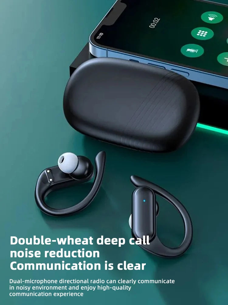 Wireless Bluetooth A520 Headset HD Sound Quality Stereo Universal Headset Touch Light Mini High Quality Earplugs Anti-Sweat