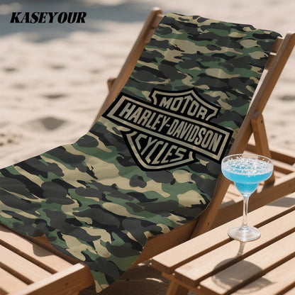 Luxury Redefined Harleys D-Davidson Quick Drying Bath Towel Microfiber beach towel light weight swimming camping yoga beach out