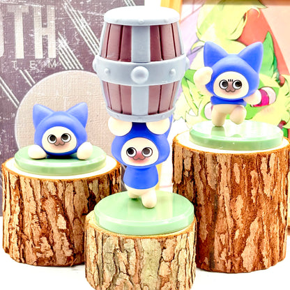 Anime Games Monster Hunter Action Figure Blue Cat Felyne Figurine Model Toy Collect Decorates Gifts 6 Styles