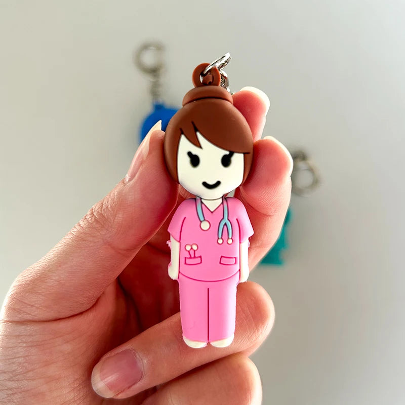 New Syringe-Shaped Ampoule Bottle Opener Keychain Rubber Cutter Aid Medication Vial Breaker Tool For Home Nurses And Doctors