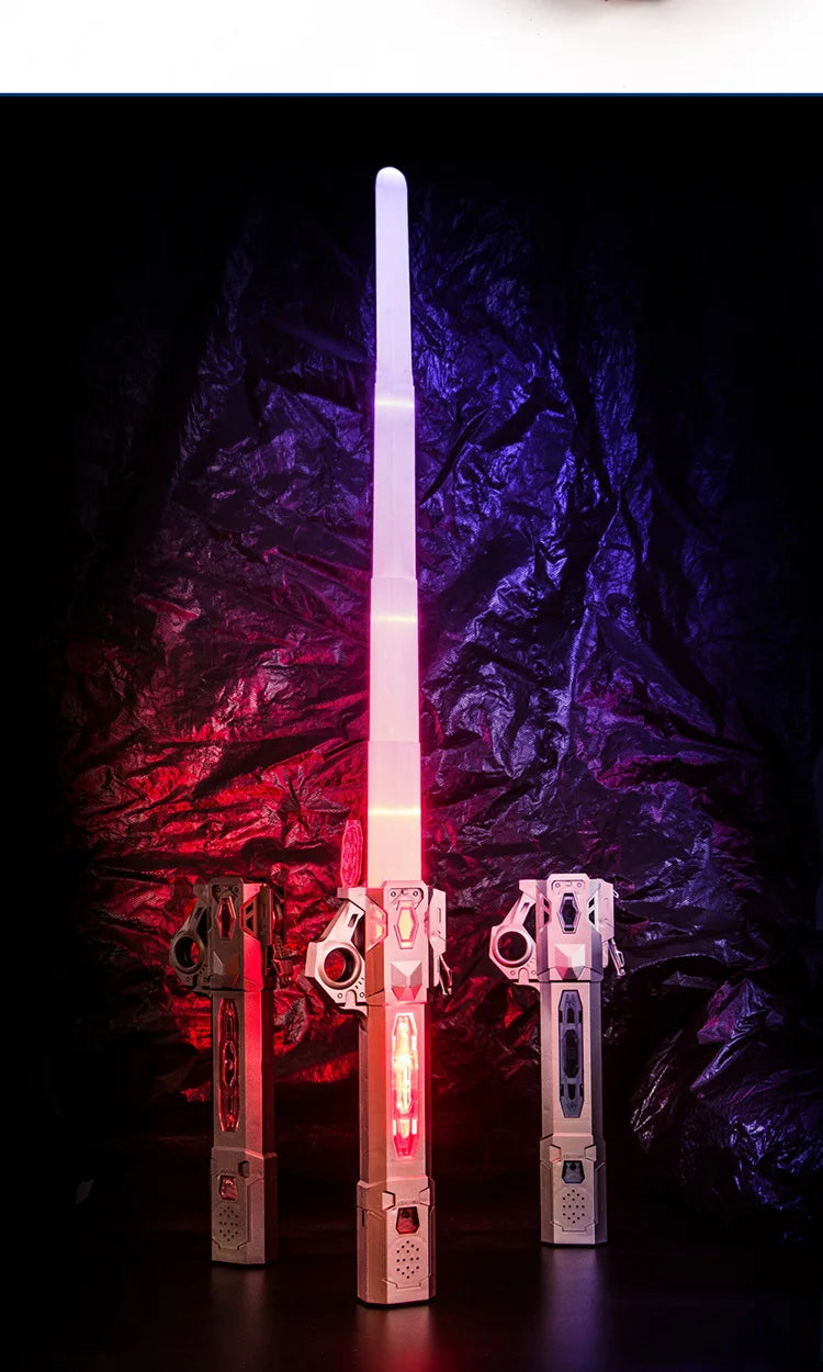 Lightsaber Children's Toy Laser Sword Star 2 in 1 Flash Stick Fluorescent Stick hair Light Saber Children's Toy Sword RGB  Light