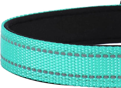Dog Collar Adjustable Soft Neoprene Padded Nylon Pet Collars with Buckle for Medium Dogs Puppy Walking Necklace Harness Necklace