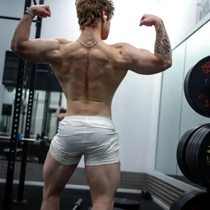 Sports Shorts Men Gym Workout Running Shorts Bodybuilding Joggers Summer Fitness Training Jogging Short Pants Male Beach pants