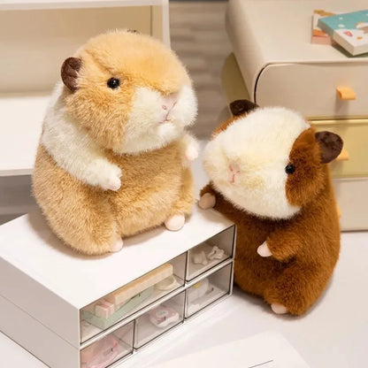 20CM Cute Guinea Pig Plush Toys Soft Stuffed Cartoon Simulation Animal Doll Lifelike Mouse Rats Toy Furry Pillow Kids Xmas Gifts