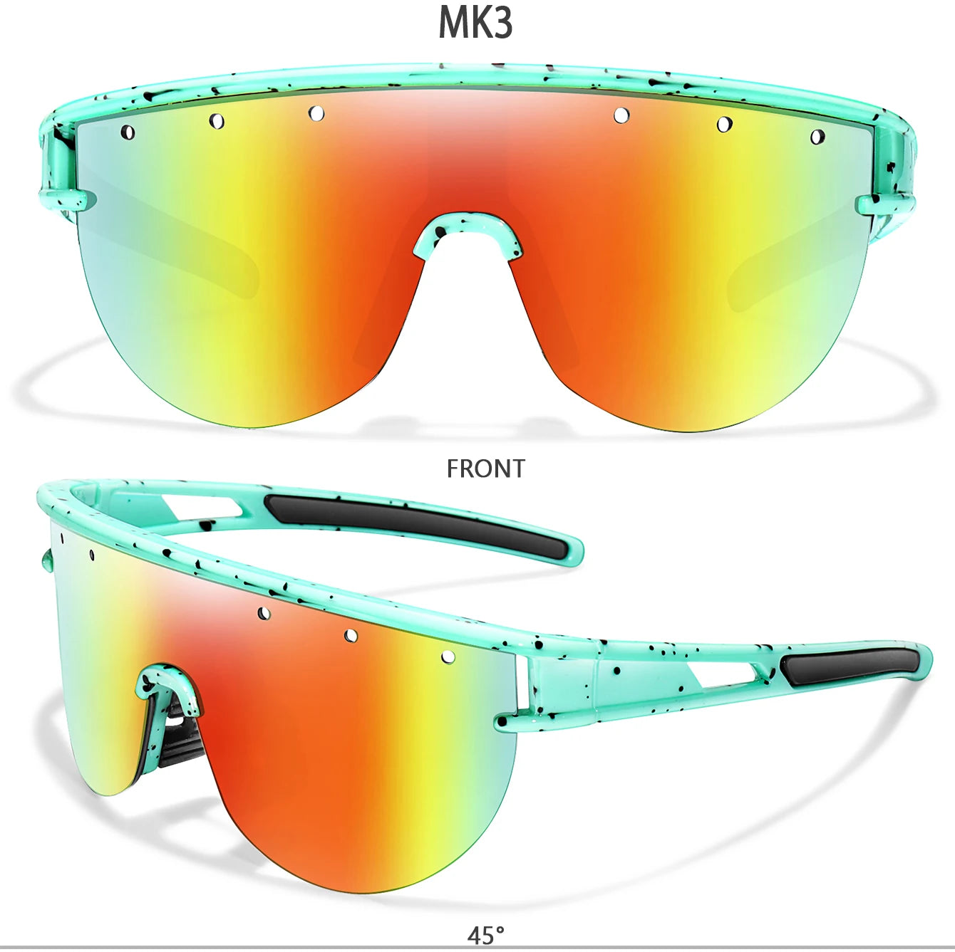 3-8 Year Old Children Outdoor Sunglasses Kids Boys Girls Bicycle Glasses UV400 Youth Sport Baseball Camping Mtb Bike Eyewear