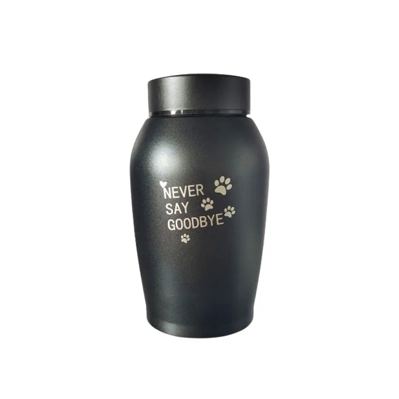 1pc-Personalized pet urn with paw prints - ensuring the safety and reliability of your beloved cat or dog's ashes