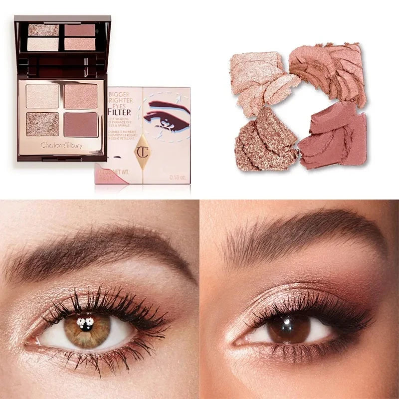 Charlotte Tilbury Collagen Lip Gloss Eyeshadow Palette Waterproof Oil Powder Compact Long Lasting Matte Hydrating Face Makeup