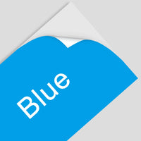 White on Blue