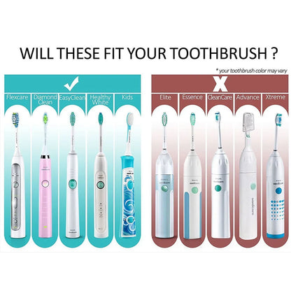 4/8/12/16 Pcs Replacement Toothbrush Heads Compatible with Philips Sonicare Electric Toothbrush Refills for 1100 2100 4100 5100