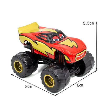 Disneyalloydie-castDisney Pixar car Bigfoot ice cream bar tall car glasses McQueen truck toy car model toy car gift for children