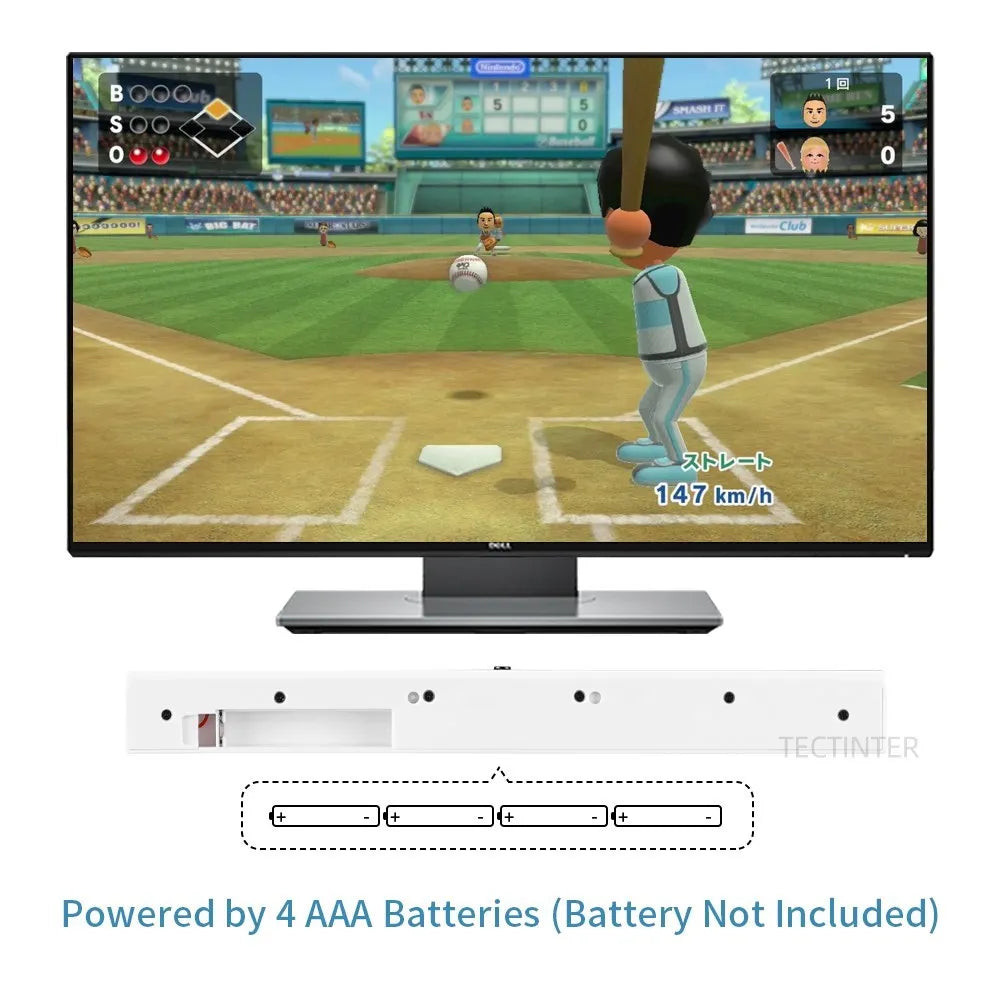 Wireless/Wired Sensor Remote Bar For Wii Receiver Sensor Bar For Nintendo Wii Infrared IR Signal Ray Sensor Receiver Bar