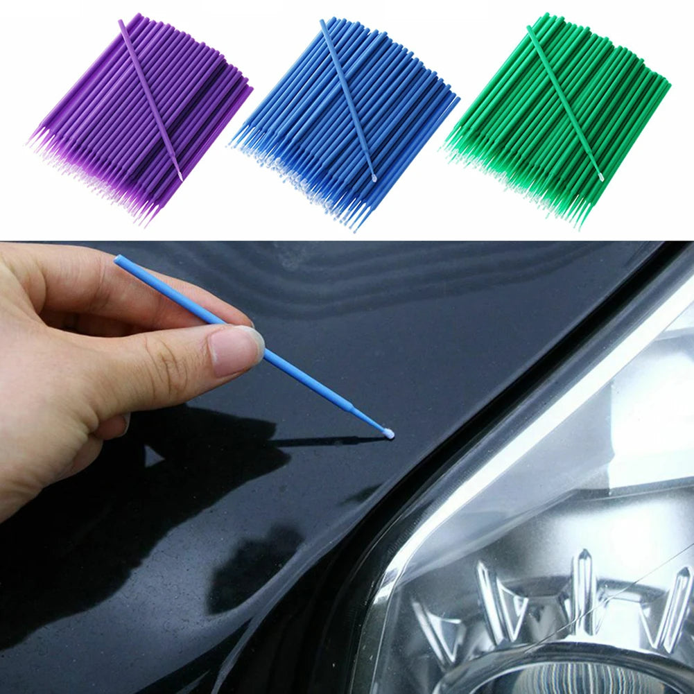 Auto Care Paint Brushes Automotive Tools Car Applicator Stick Disposable Dentistry Pen Paint Touch-up High Quality