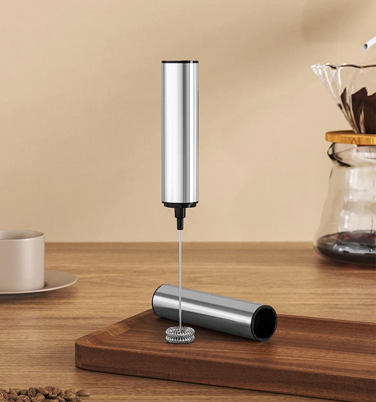 Kitchen Powerful Stirrer Milk Frother Handheld Foam Maker for Lattes Whisk Drink Mixer Coffee Electric Rechargable Egg Beater