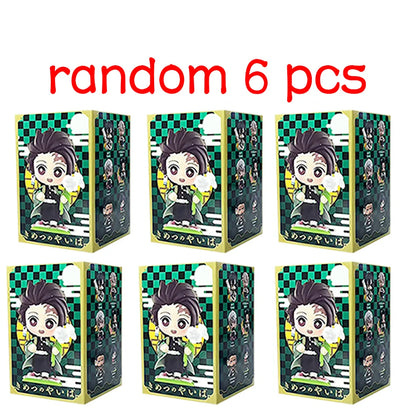 Demon Slayer Tanjiro Kamado Nezuko Anime Cartoon Figure Blind Box Creative Personalized Statue Model Ornament Surprise Gift Box
