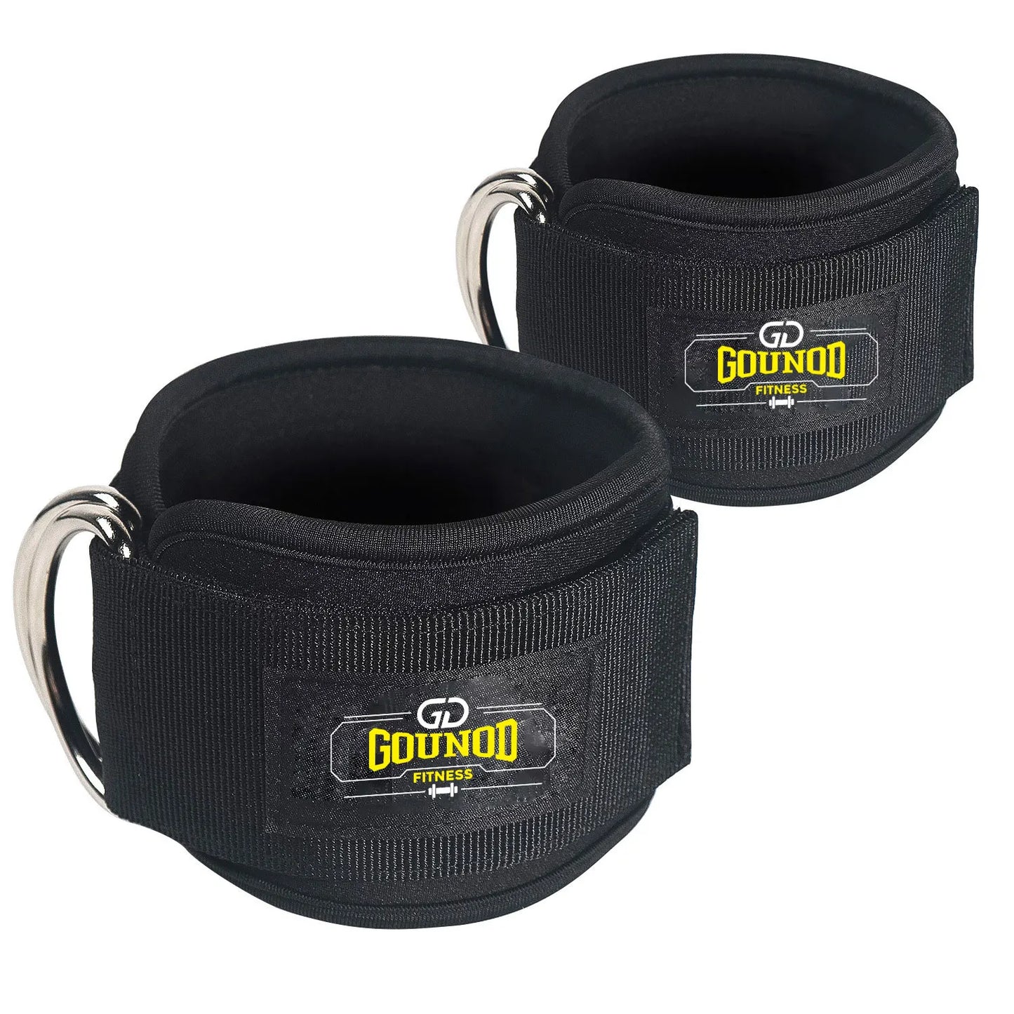 2pc/3pc GOUNOD Fitness Ankle Straps Adjustable D-Ring Support Cuffs Gym Leg Strength Workouts Pulley With Buckle Sports Guard