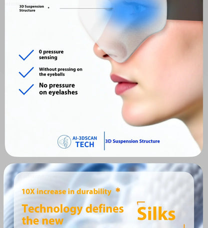 New Dreamlight 4S Pro Eye Mask Sleep 3D Stereoscopic Sleep Aid for Men Women Adult Adjustable Portable Full Blackout Eye Mask