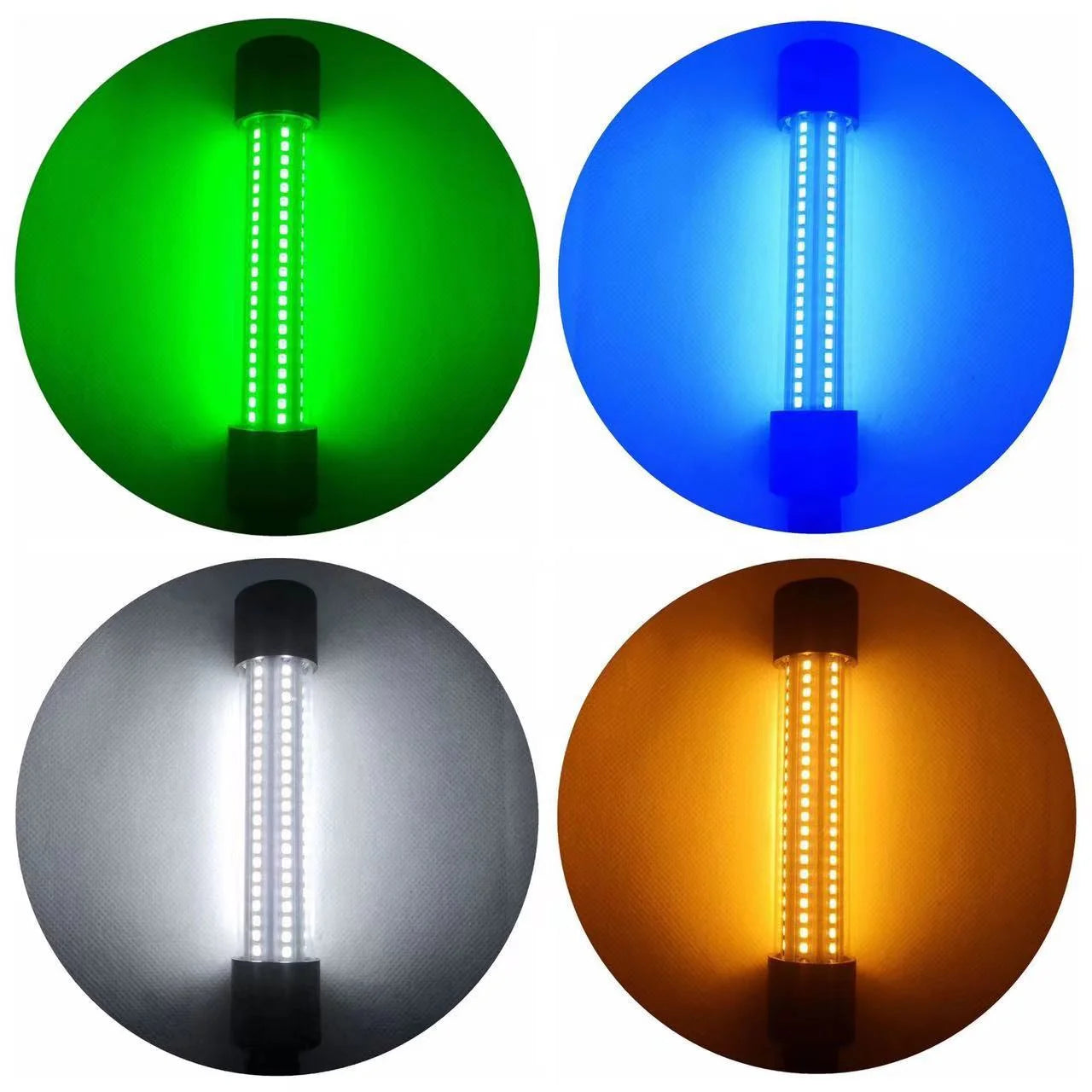1 pc underwater LED fishing light, night fishing USB fishing light, multiple colors, portable fishing light, high brightness