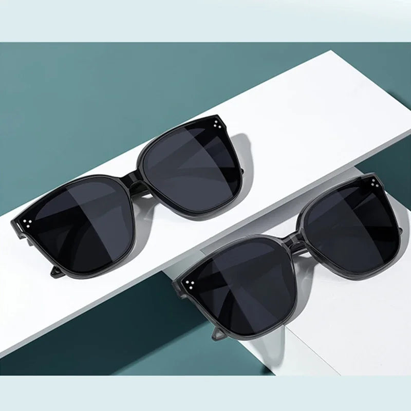 SZTZX New Trend Sunglasses For Women And Men Simple Design Decorative Glasses Car Driving Eyewear Unisex Sun Glasses UV400
