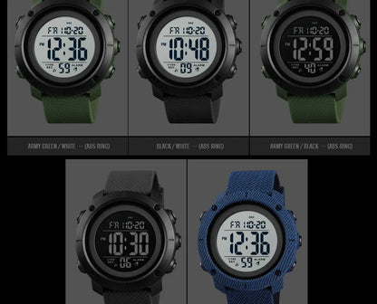 SKMEI 1426 Sports Waterproof Digital Watch for Men Stopwatch Electronic LED Display Mens Wristwatches Reloj Masculino Clock 1416