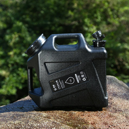 10/12L Outdoor Water Bucket Large-Capacity Portable Camping Water Bag Container with Faucet Driving Water Tank for Picnic Hiking