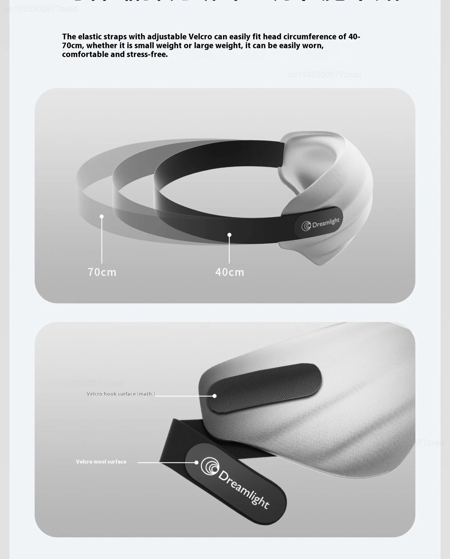 New Dreamlight 4S Pro Eye Mask Sleep 3D Stereoscopic Sleep Aid for Men Women Adult Adjustable Portable Full Blackout Eye Mask