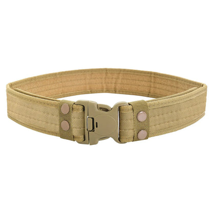 Men's Belt Outdoor Camouflage Tactical Belt Oxford Cloth Belt Mountaineering Belt Nylon Wide Waist Belt Work Belt Neutral Belts