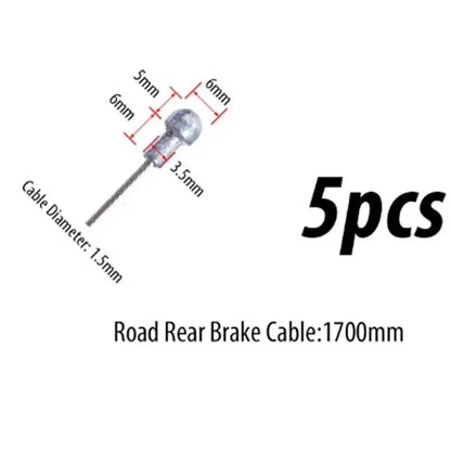 5/10PC Bicycle Brakes Line Road Mountain Bike Brake Cable Universal Bicycle Shift Cable Durable Road MTB Brake Shift Wire