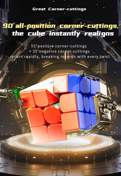 [CubeFun] MoYu RS3M V5 3x3x3 Magnetic Magic Cube Ball Core Professional Cubo Magic Speed 3x3 Cube RS3M Moyu Cubing Puzzle Toys