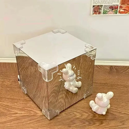 Creative Diy Tulip Flower Sea Cube Three-Dimensional Small Night Lamp Material Package for Girlfriend Couple Girlfriends