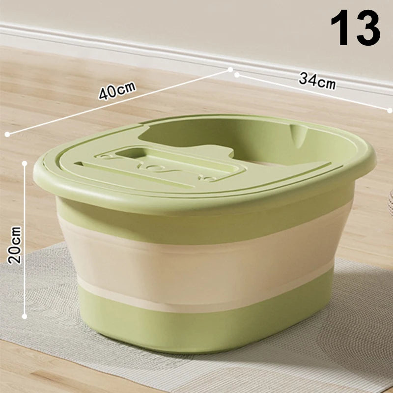 1Pcs Foldable Home Foot Bath Bucket Portable Foot Soak Foot Tub Massage Foot Wash Leisure Health Bucket Foot Bath Basin