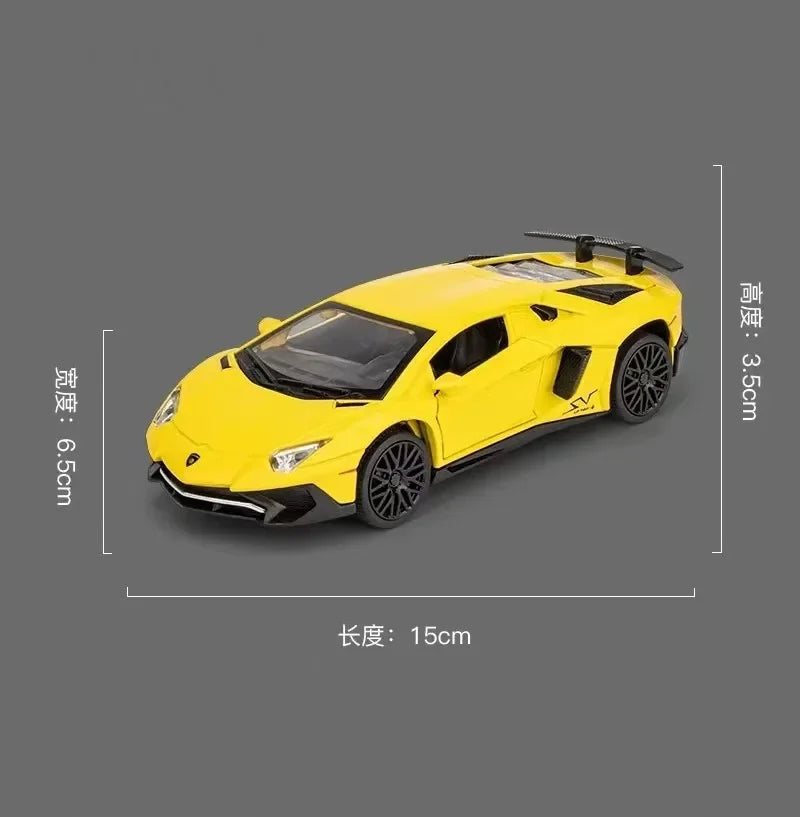 1:32 Lamborghinis SV LP750-4 Alloy Sports Car Model Diecast & Toy Metal Vehicle Simulation Car Model Collection Children's Gifts