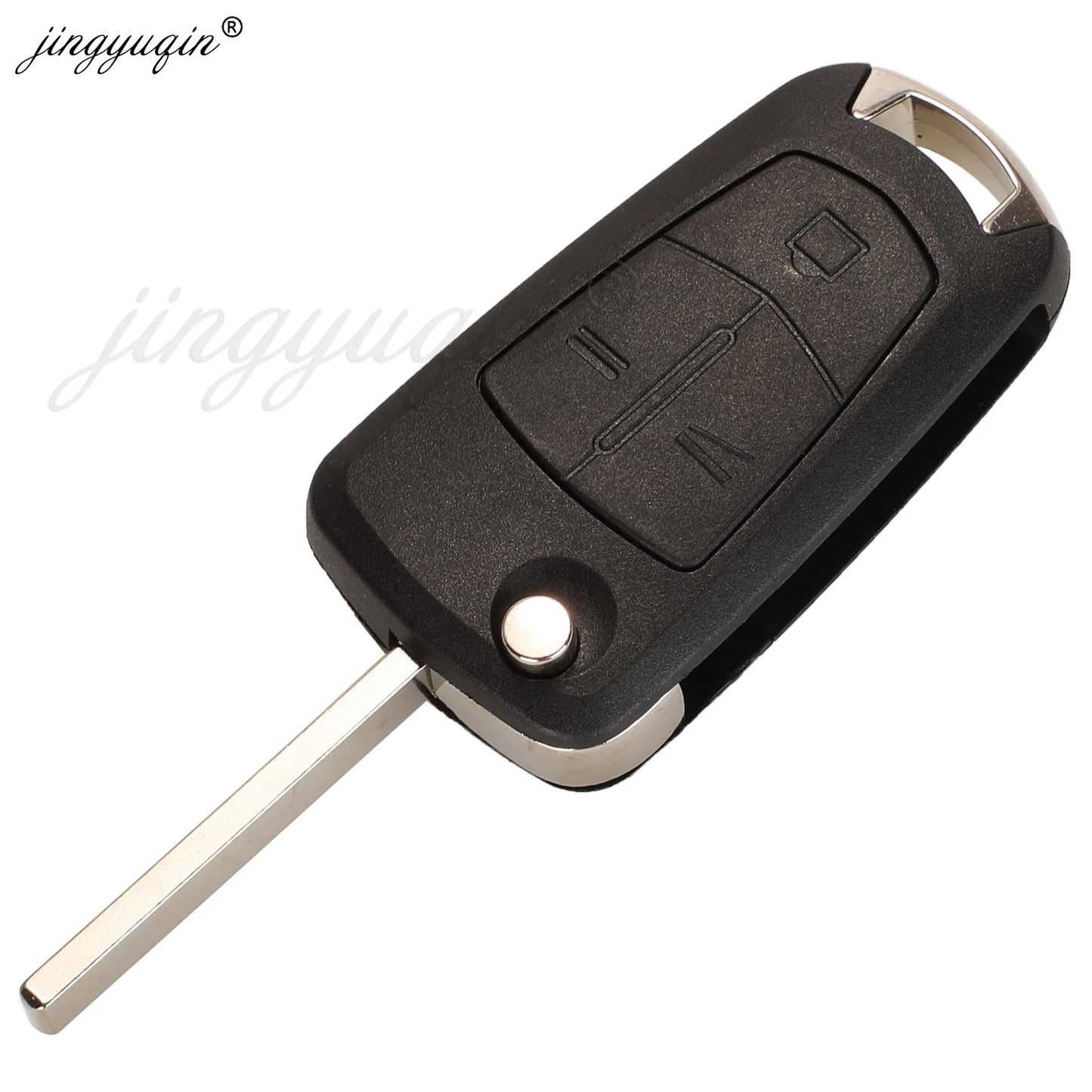 jingyuqin Flip Remote Car Key 433Mhz For Opel/Vauxhall Astra H 2004-2009 Zafira B 2005-2013 Vectra C 2002-2008 Corsa D 2007-2012