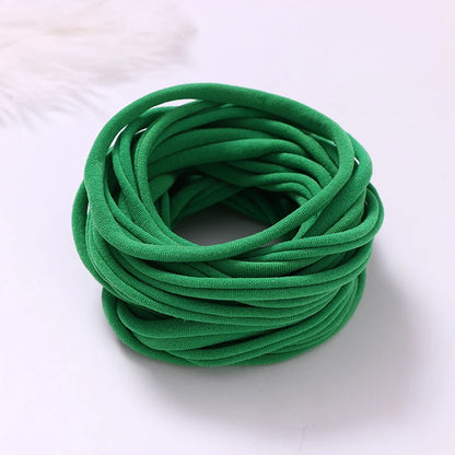 10pcs/lot Nylon Headband Baby Girl Accessories For Children's Hair Elastic Bands For Girls Toddler Headdress Baby Turban